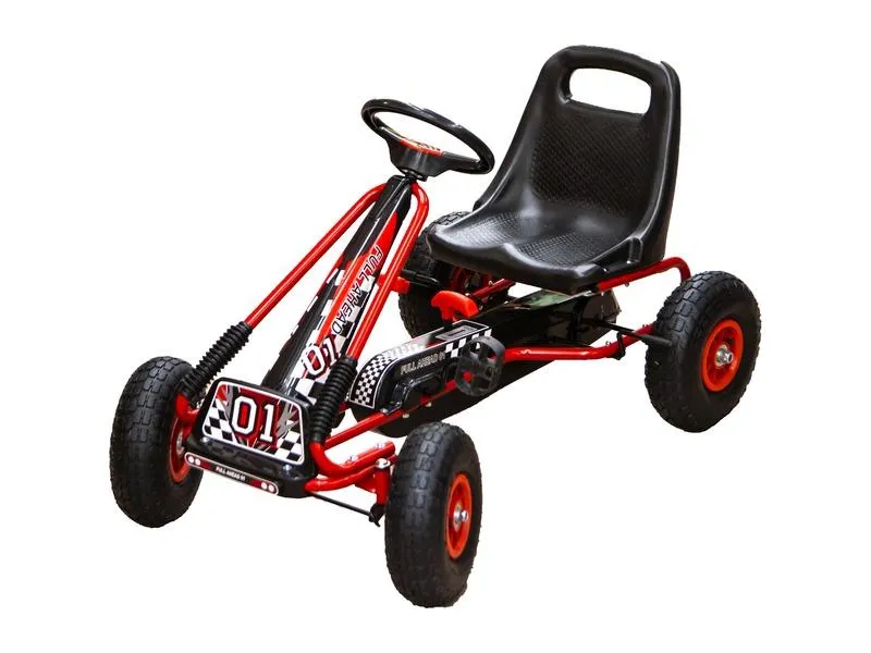 Pedálos gokart - 30 kg, piros