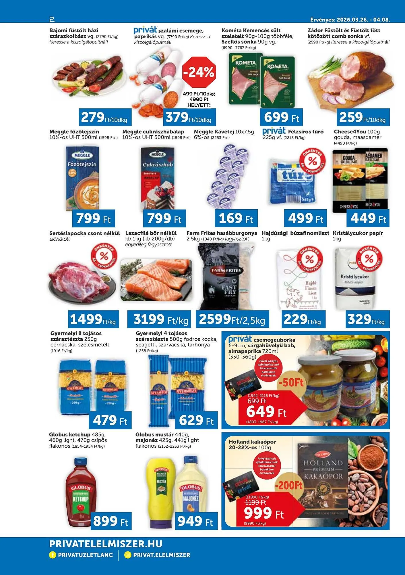 Katalógus PRIVÁT akciós újság március 26.-tól április 8.-ig 2026. - Oldal 2