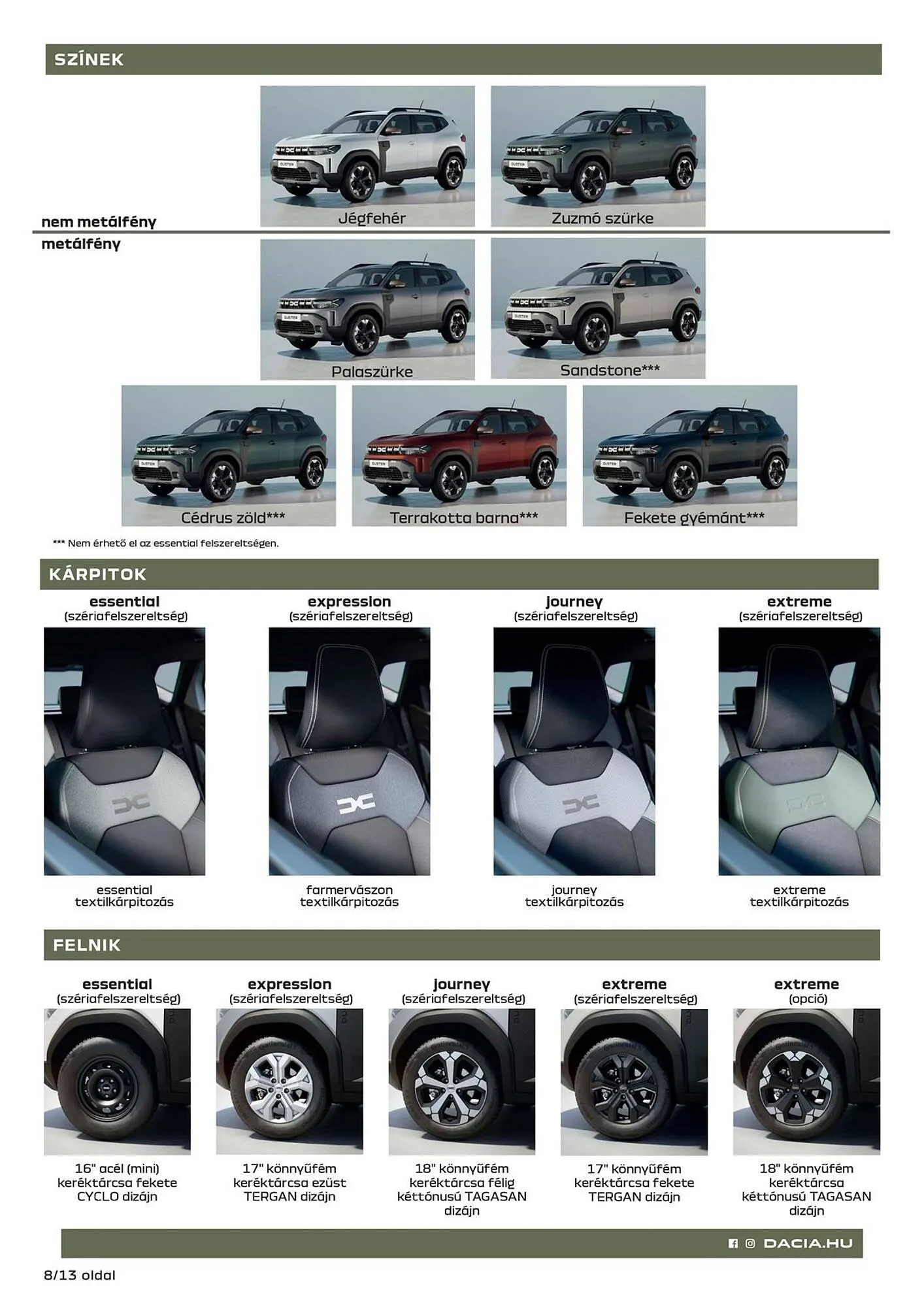 Katalógus Dacia akciós újság január 8.-tól február 4.-ig 2026. - Oldal 8