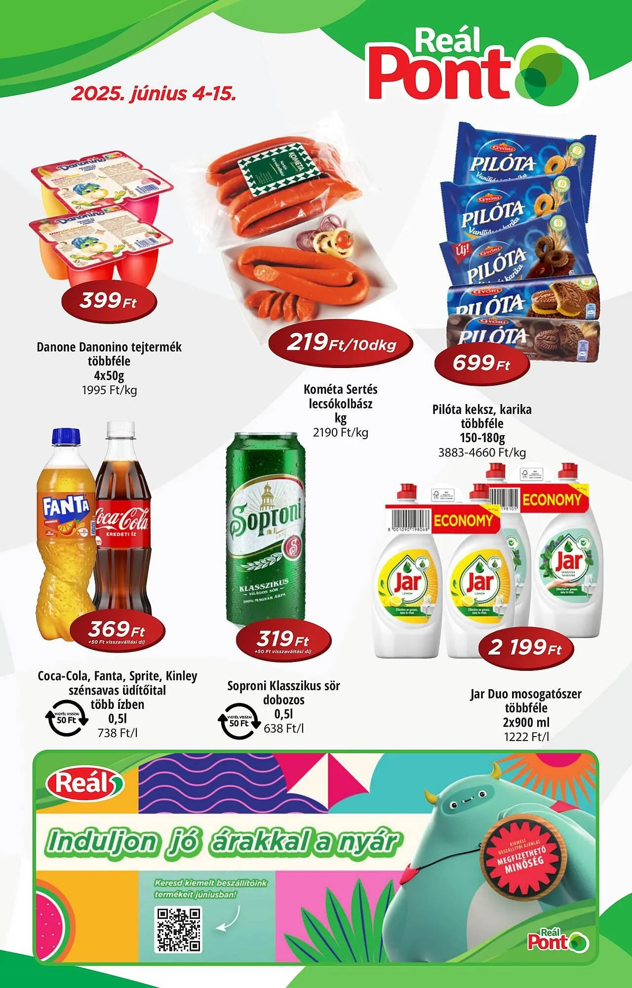 Katalógus Real akciós újság június 4.-tól június 15.-ig 2025. - Oldal 1