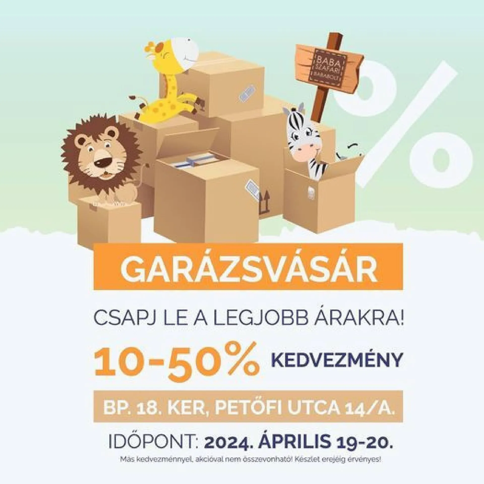 Babaszafari akciós újság - 1