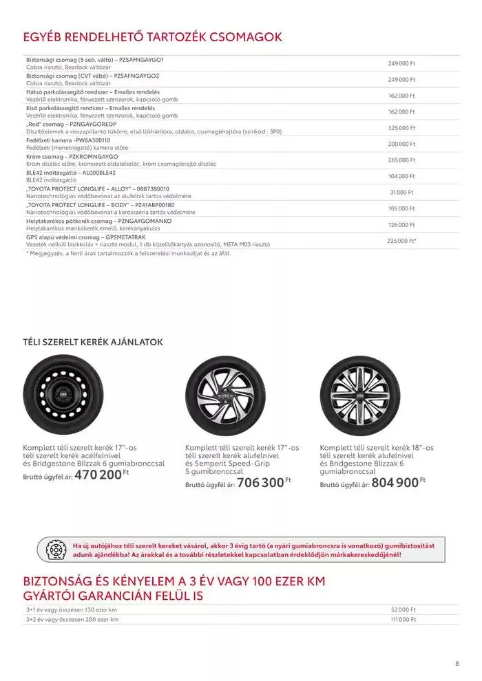 Katalógus Toyota Új AYGO X január 28.-tól január 28.-ig 2026. - Oldal 8