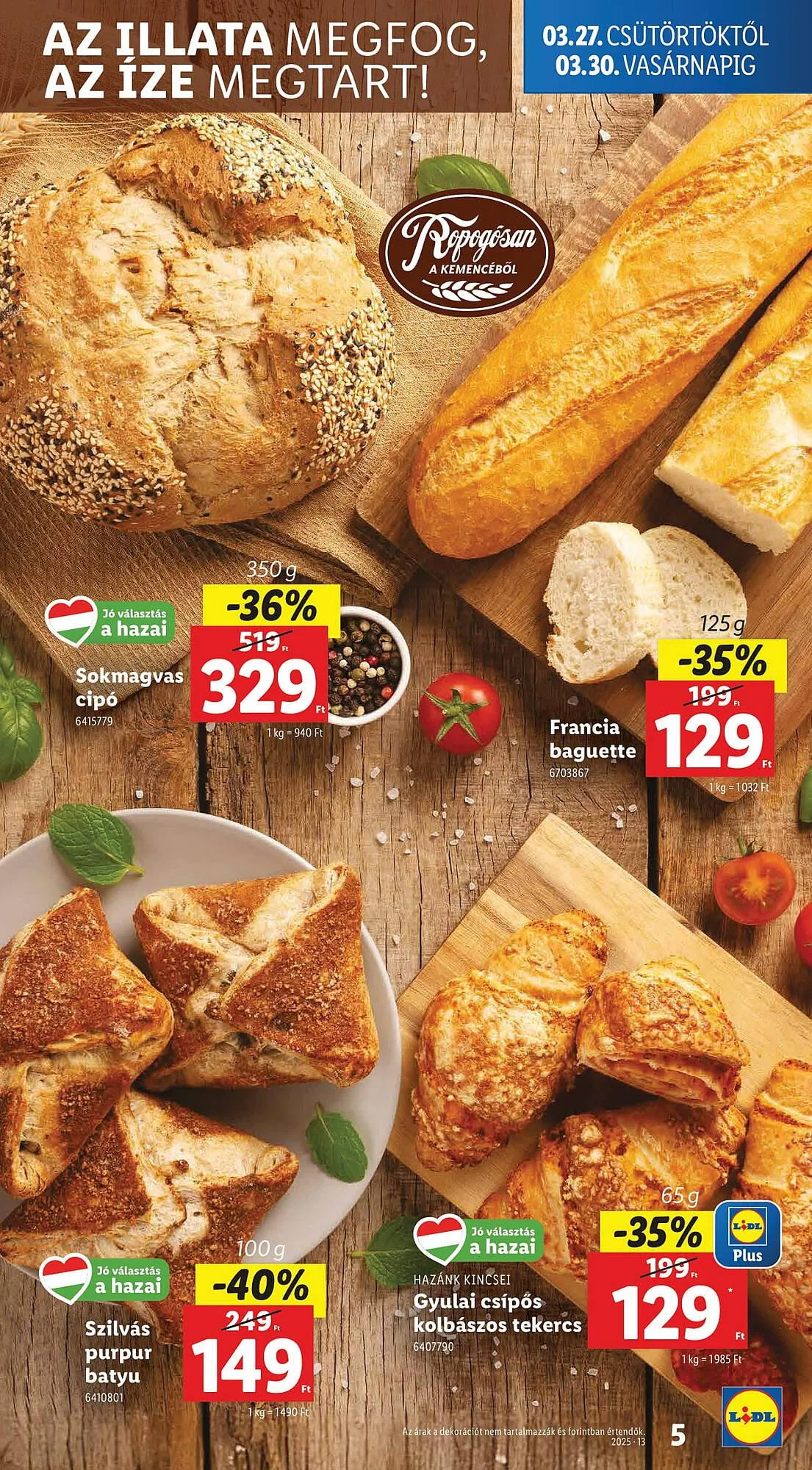 Katalógus Lidl akciós újság március 27.-tól április 2.-ig 2025. - Oldal 5