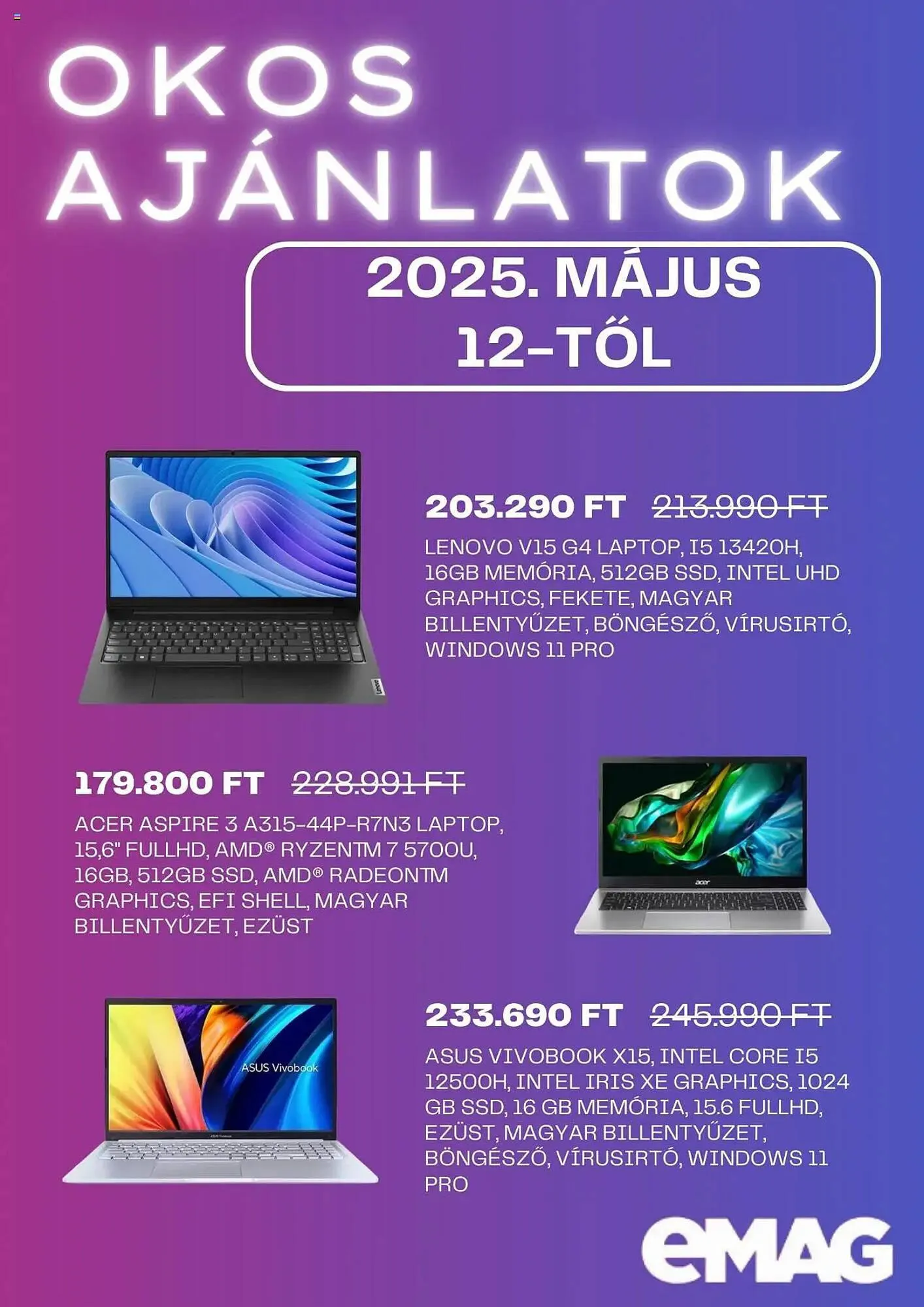 Katalógus eMAG akciós újság május 12.-tól június 13.-ig 2025. - Oldal 5