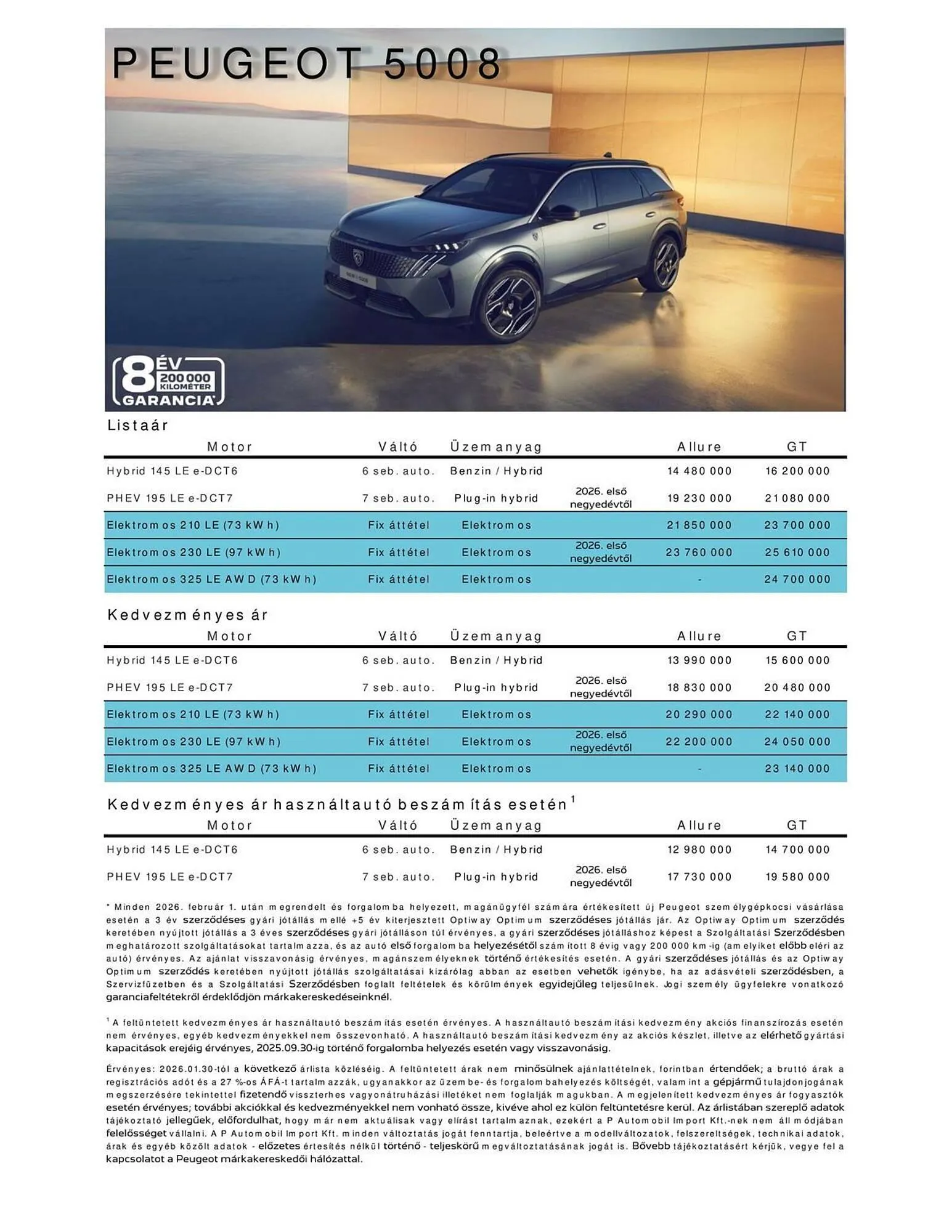 Katalógus Peugeot akciós újság április 4.-tól július 9.-ig 2026. - Oldal 2