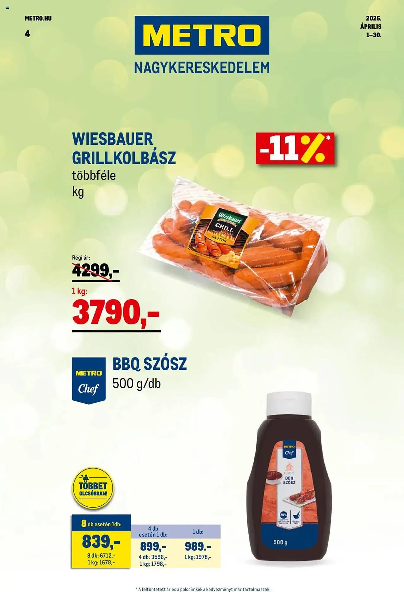 Katalógus Metro akciós újság április 1.-tól április 30.-ig 2025. - Oldal 1