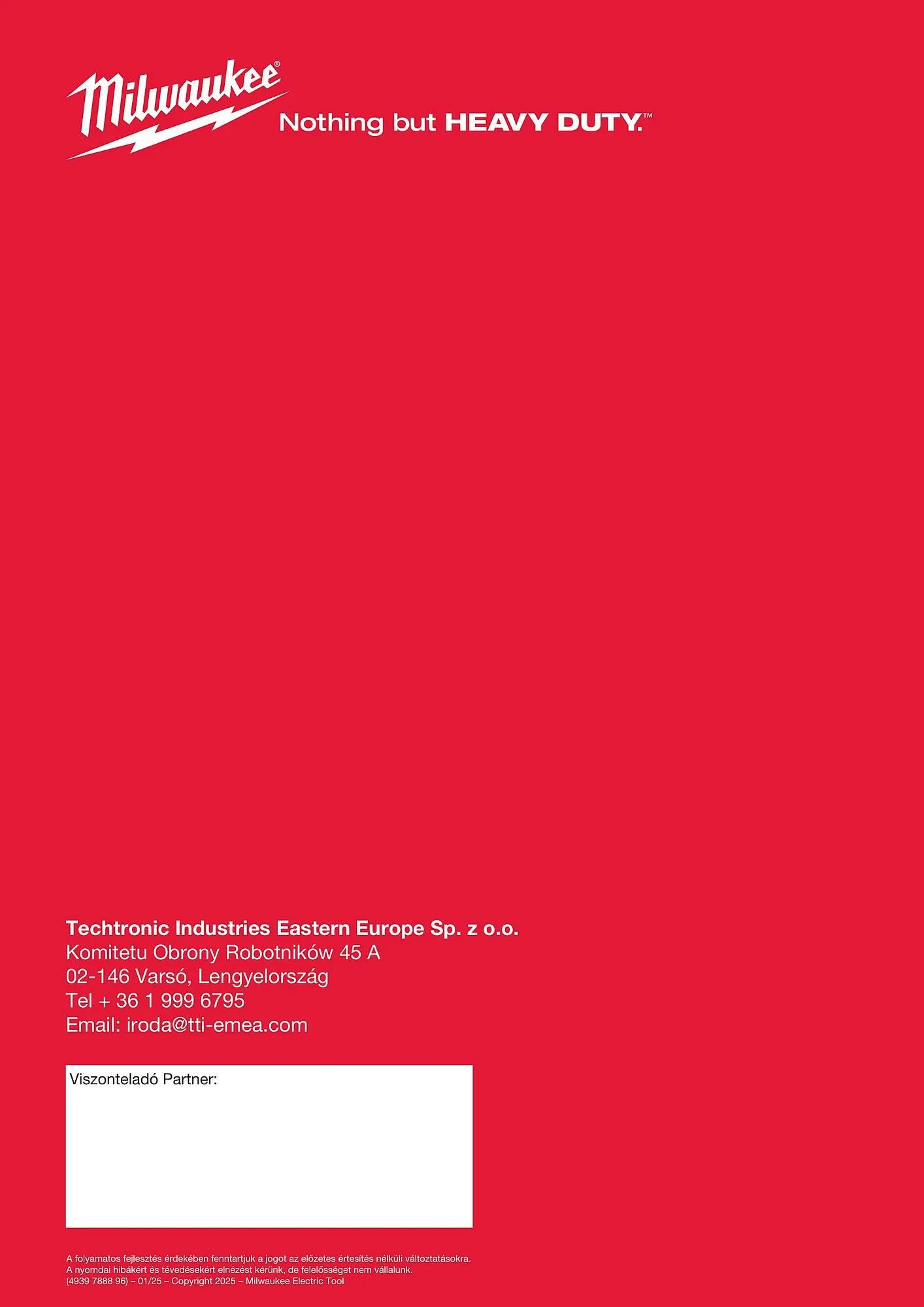 Katalógus Milwaukee akciós újság szeptember 16.-tól december 31.-ig 2025. - Oldal 82