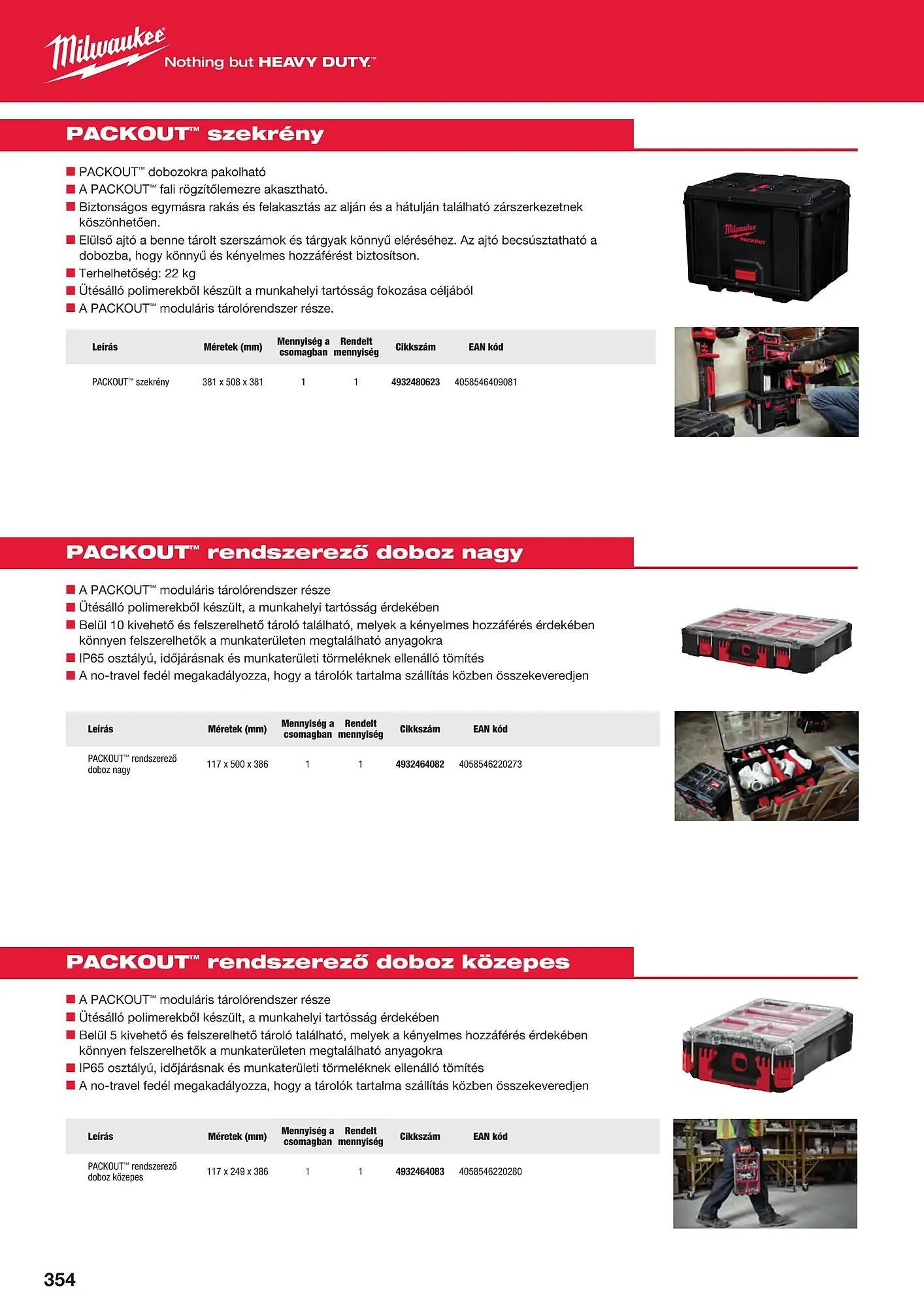 Katalógus Milwaukeetool akciós újság augusztus 14.-tól december 31.-ig 2024. - Oldal 354