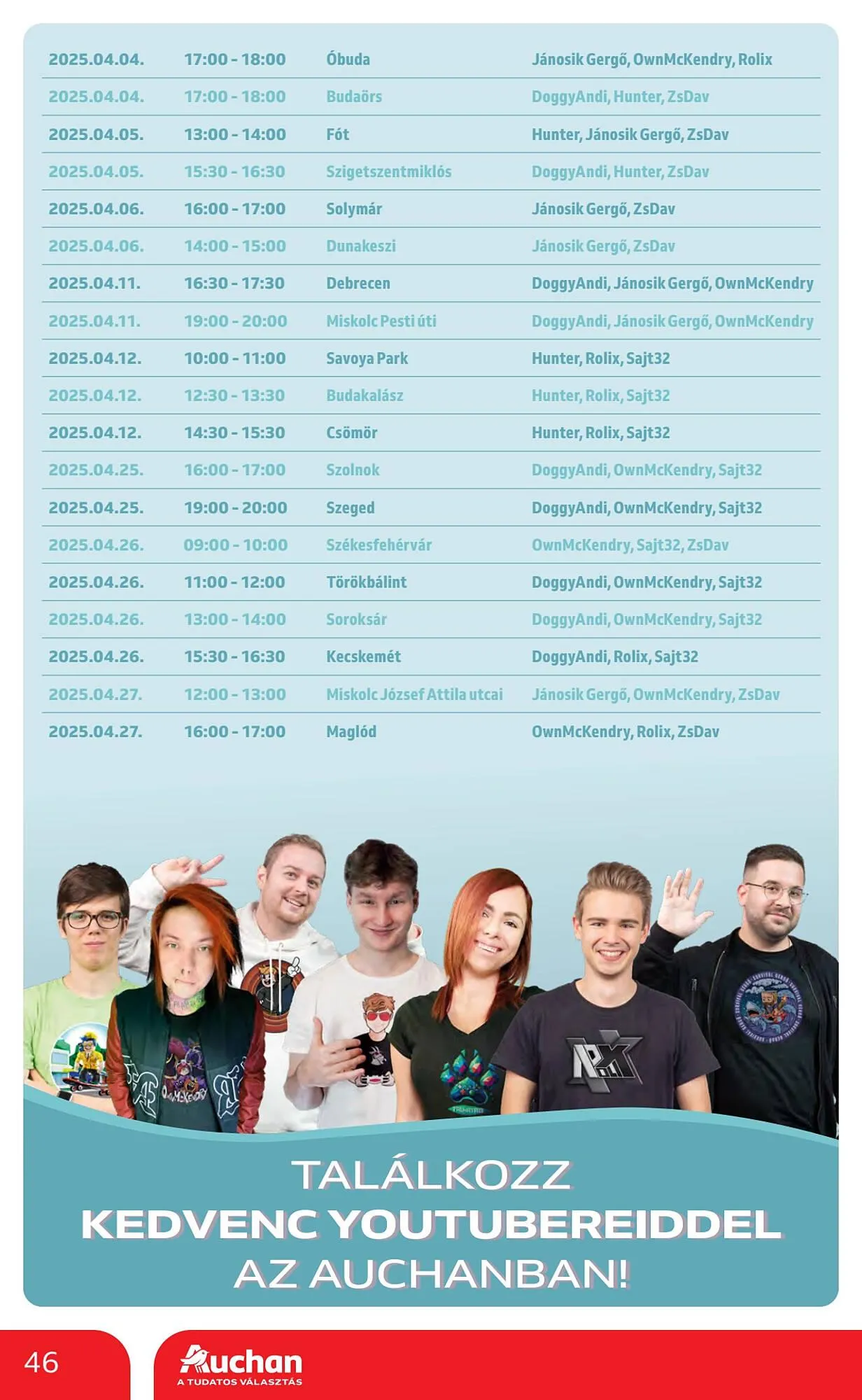 Katalógus Auchan akciós újság március 27.-tól április 2.-ig 2025. - Oldal 46