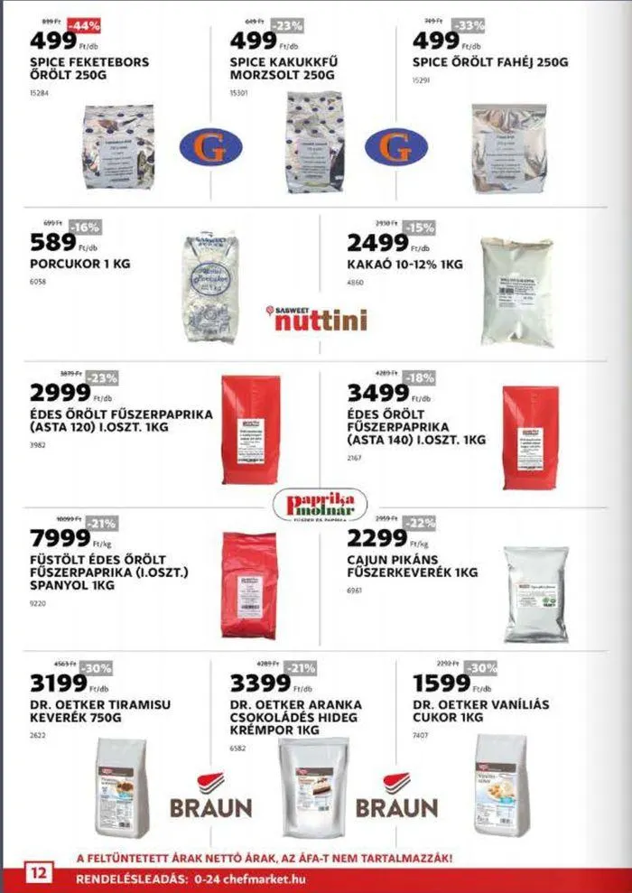 Katalógus Chef Market Magazin augusztus 1.-tól augusztus 31.-ig 2024. - Oldal 12