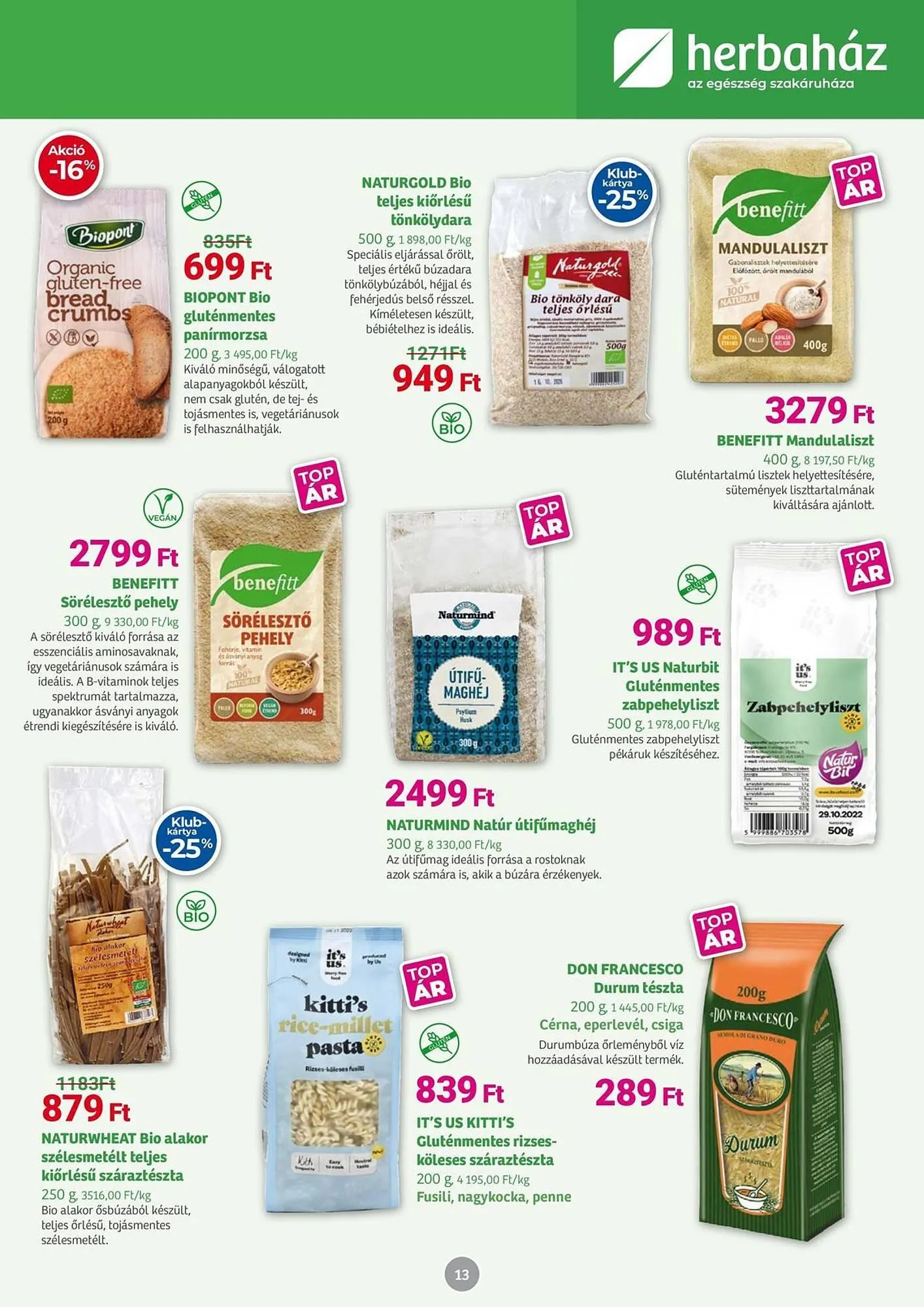 Katalógus Herbaház akciós újság március 4.-tól április 6.-ig 2026. - Oldal 13