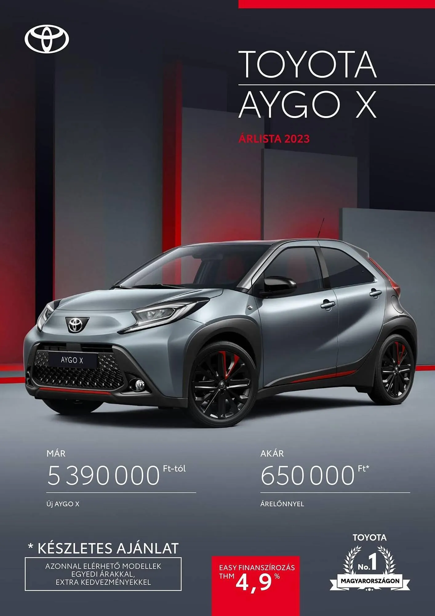 Katalógus Toyota AYGO X akciós újság november 15.-tól november 15.-ig 2024. - Oldal 1