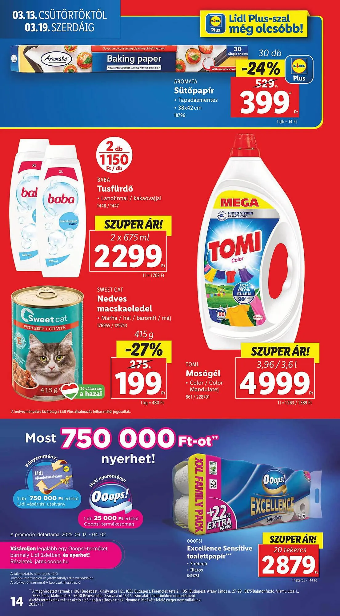 Katalógus Lidl akciós újság március 13.-tól március 19.-ig 2025. - Oldal 14