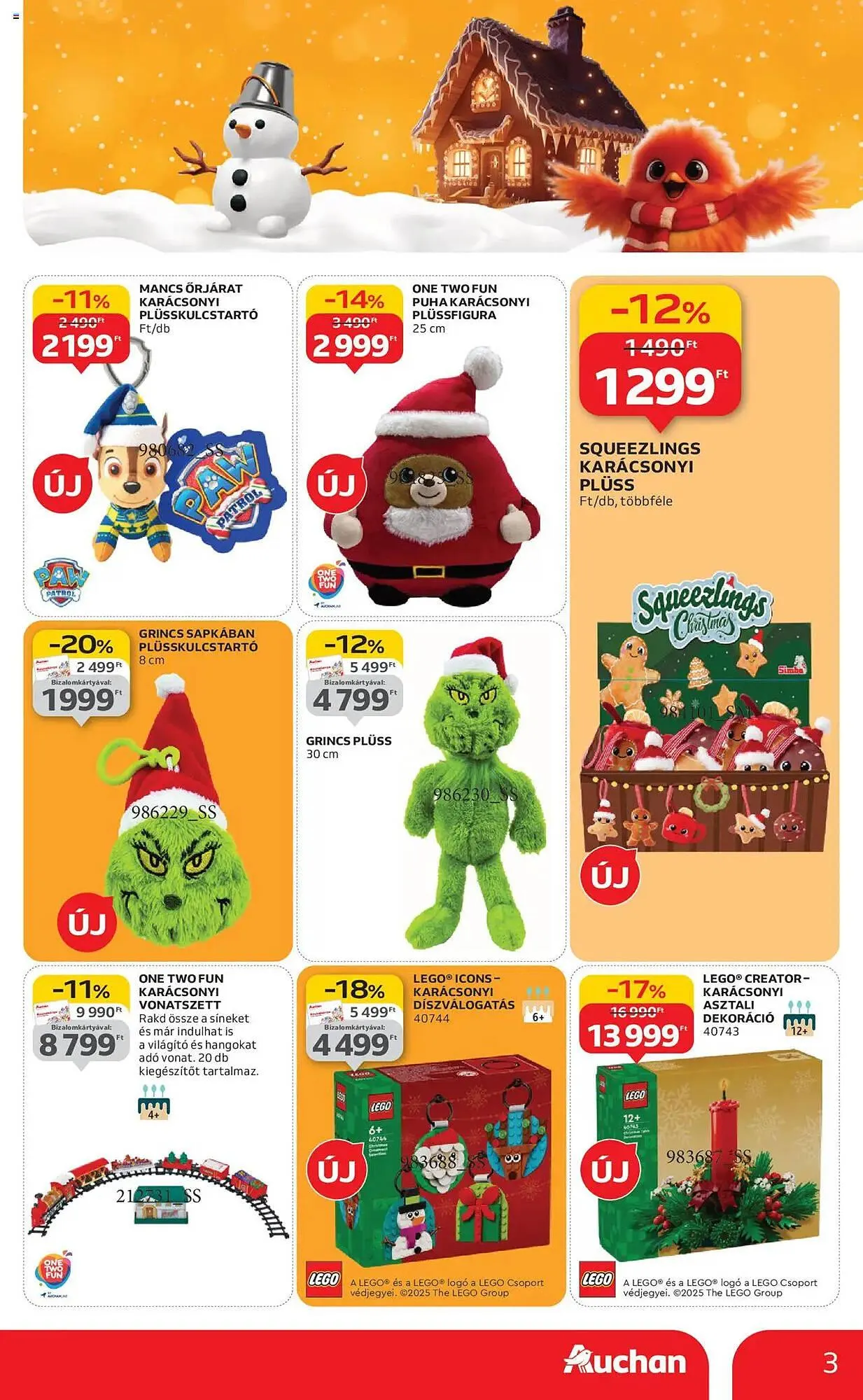 Katalógus Auchan akciós újság október 24.-tól november 26.-ig 2025. - Oldal 3