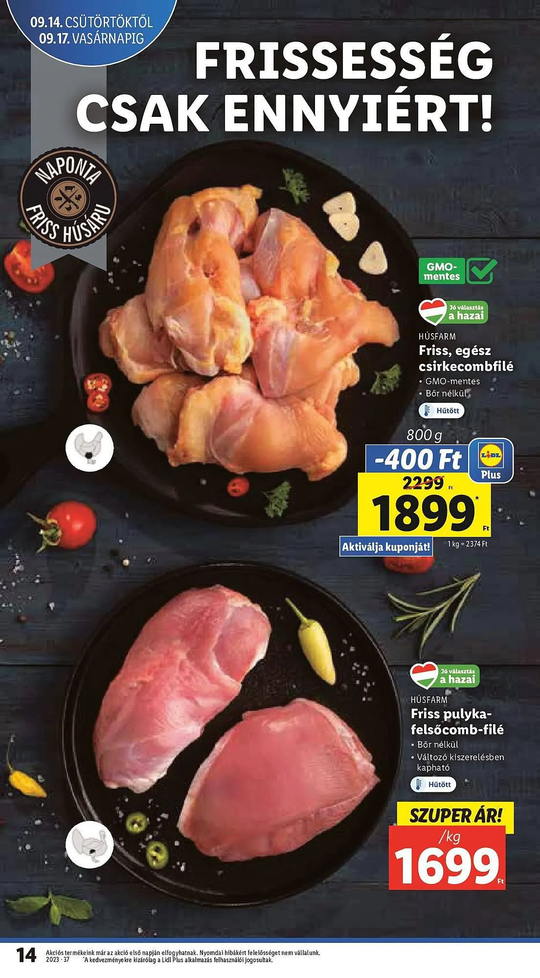 Katalógus Lidl akciós újság szeptember 14.-tól szeptember 20.-ig 2023. - Oldal 14