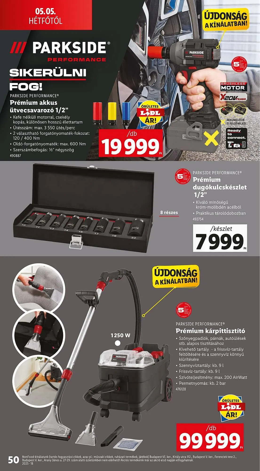 Katalógus Lidl akciós újság április 30.-tól május 4.-ig 2025. - Oldal 50