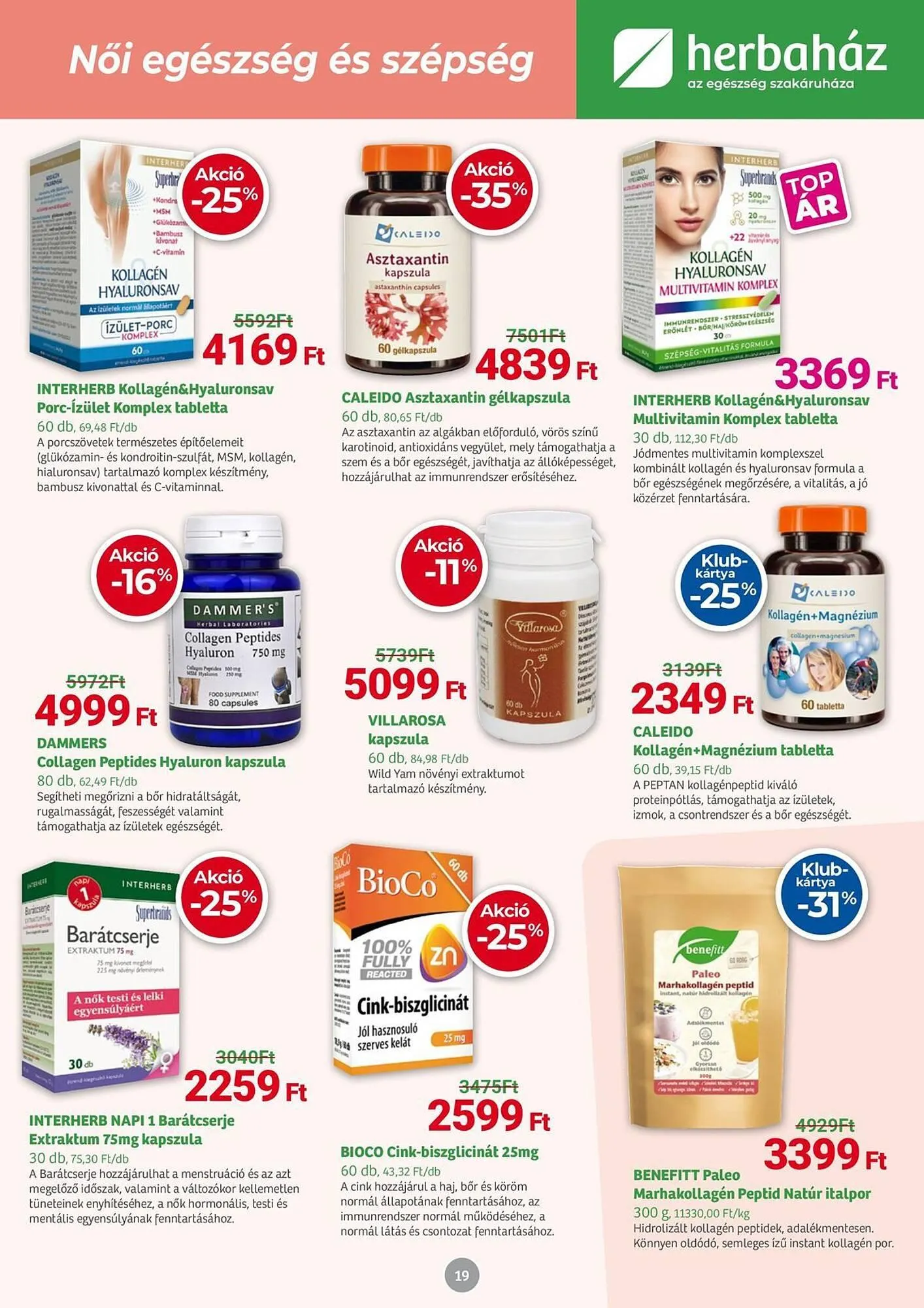 Katalógus Herbaház akciós újság november 3.-tól november 30.-ig 2025. - Oldal 19