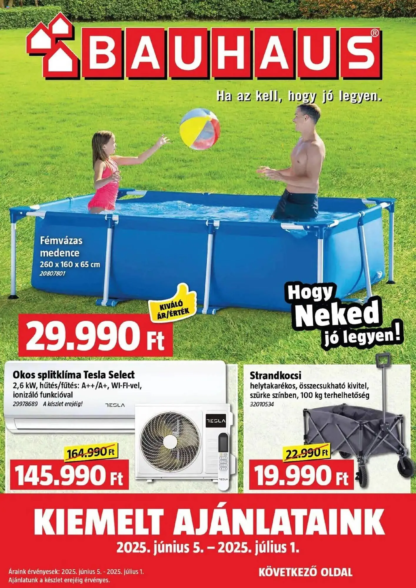 Bauhaus akciós újság - 1