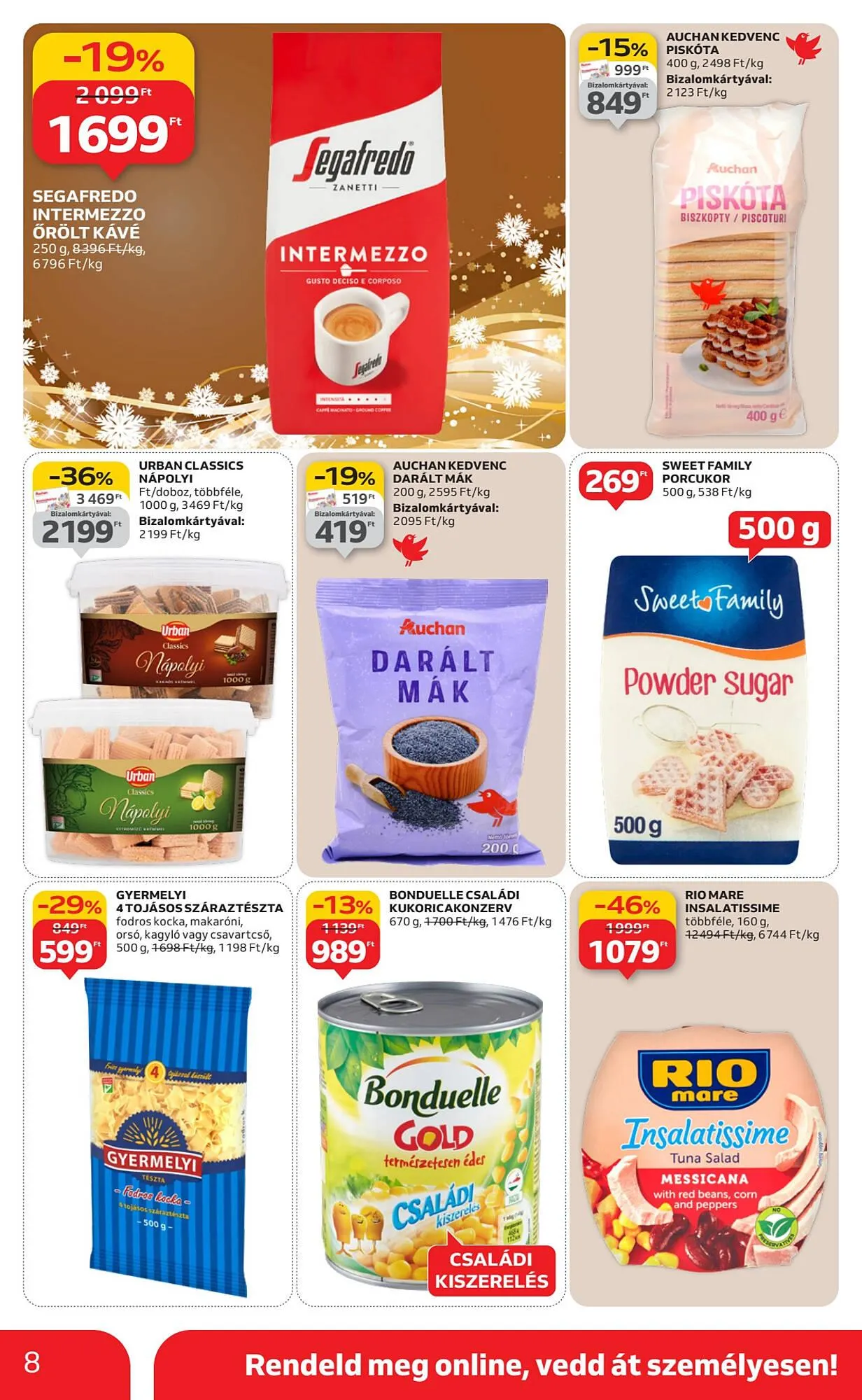 Katalógus Auchan akciós újság december 18.-tól december 24.-ig 2025. - Oldal 8