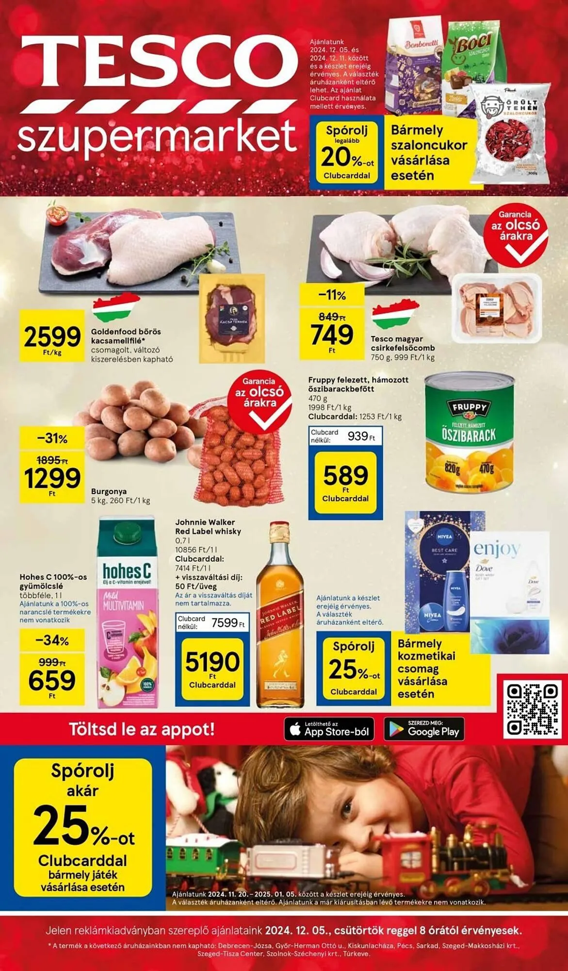 Katalógus Tesco akciós újság december 5.-tól december 11.-ig 2024. - Oldal 1