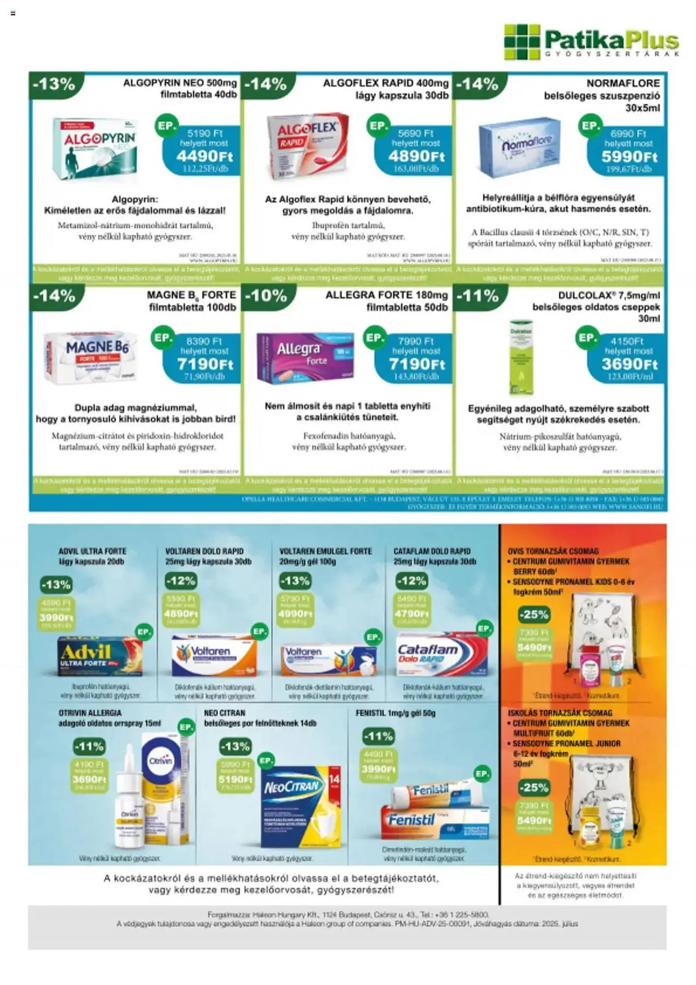 Katalógus PatikaPlus akciós újság augusztus 1.-tól augusztus 31.-ig 2025. - Oldal 3