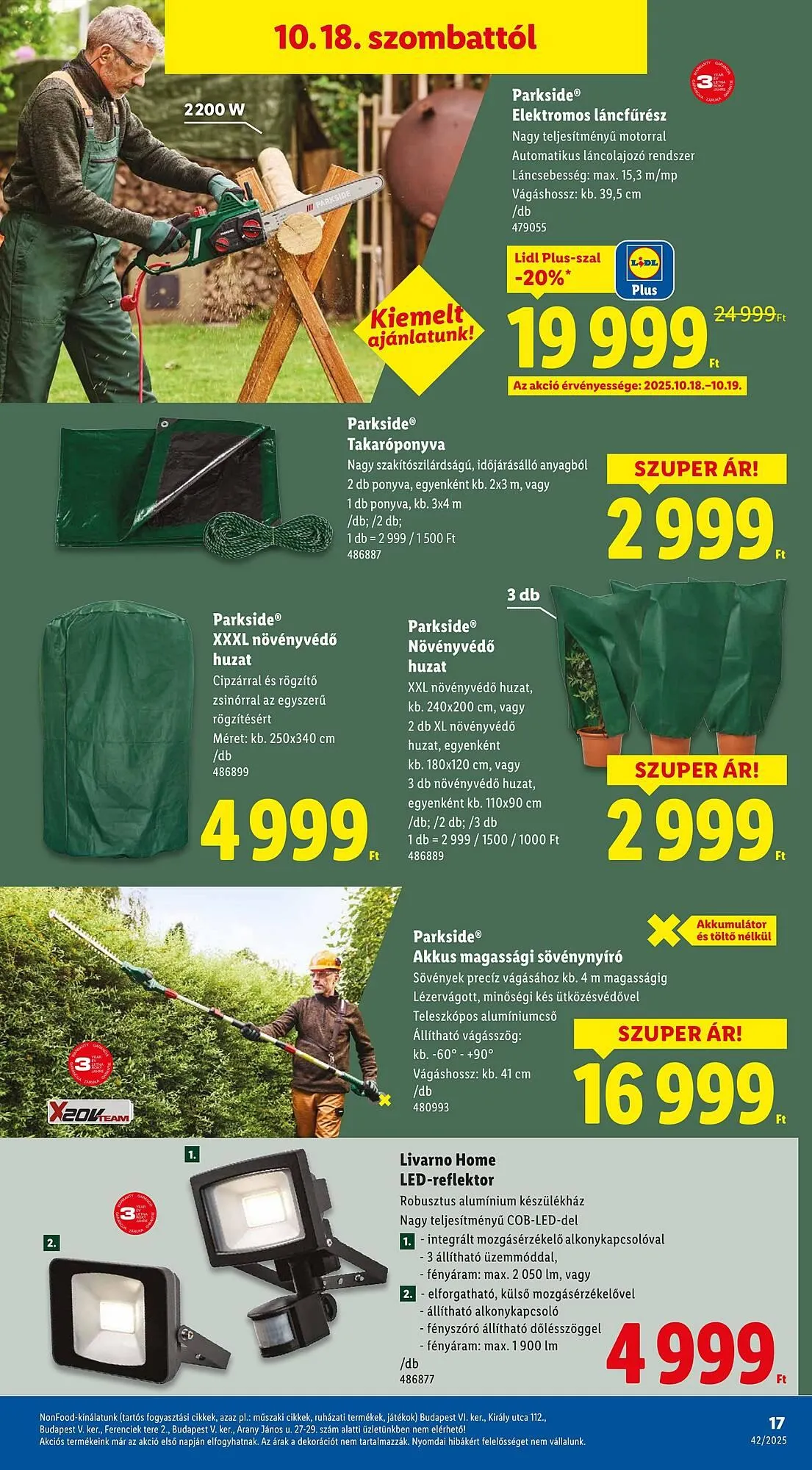 Katalógus Lidl akciós újság október 16.-tól október 21.-ig 2025. - Oldal 17