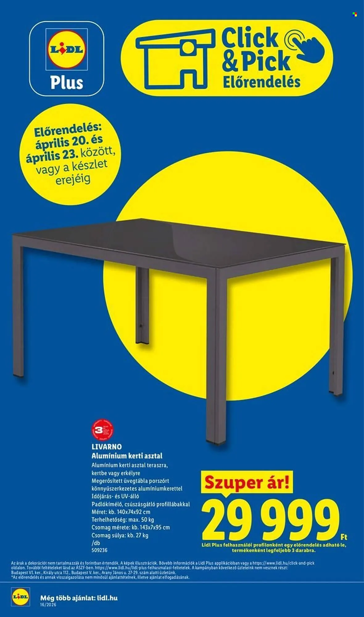 Katalógus Lidl akciós újság április 16.-tól április 22.-ig 2026. - Oldal 34