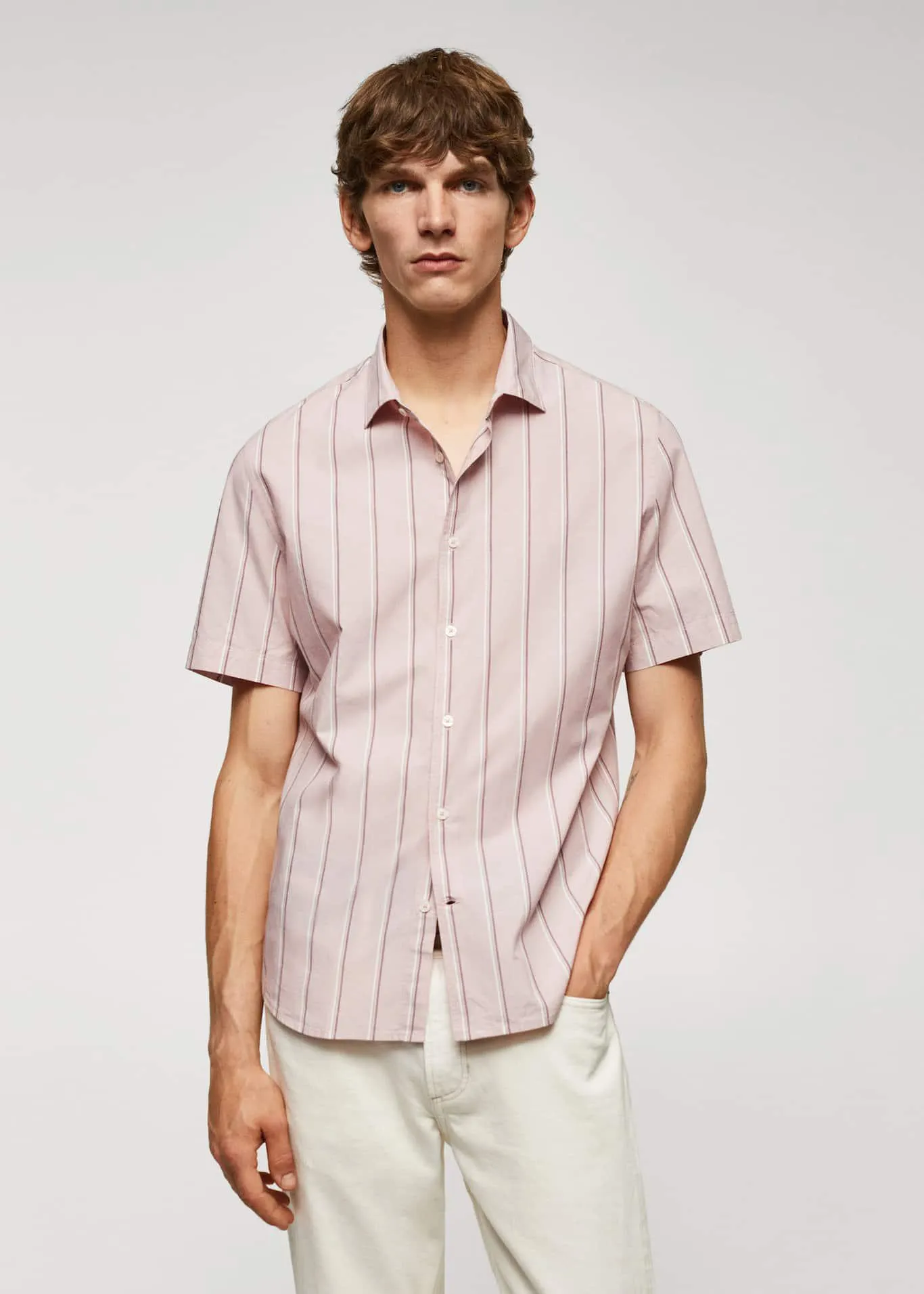 Könnyű csíkos pamuting