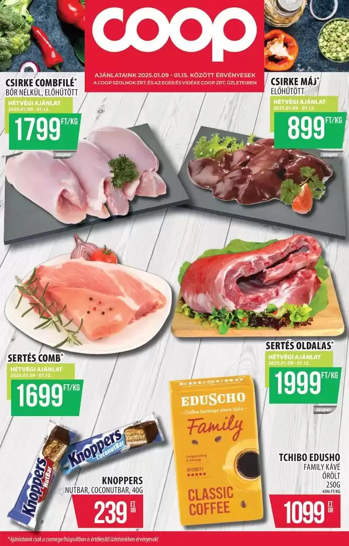 Katalógus Coop akciós január 9.-tól január 15.-ig 2025. - Oldal 1