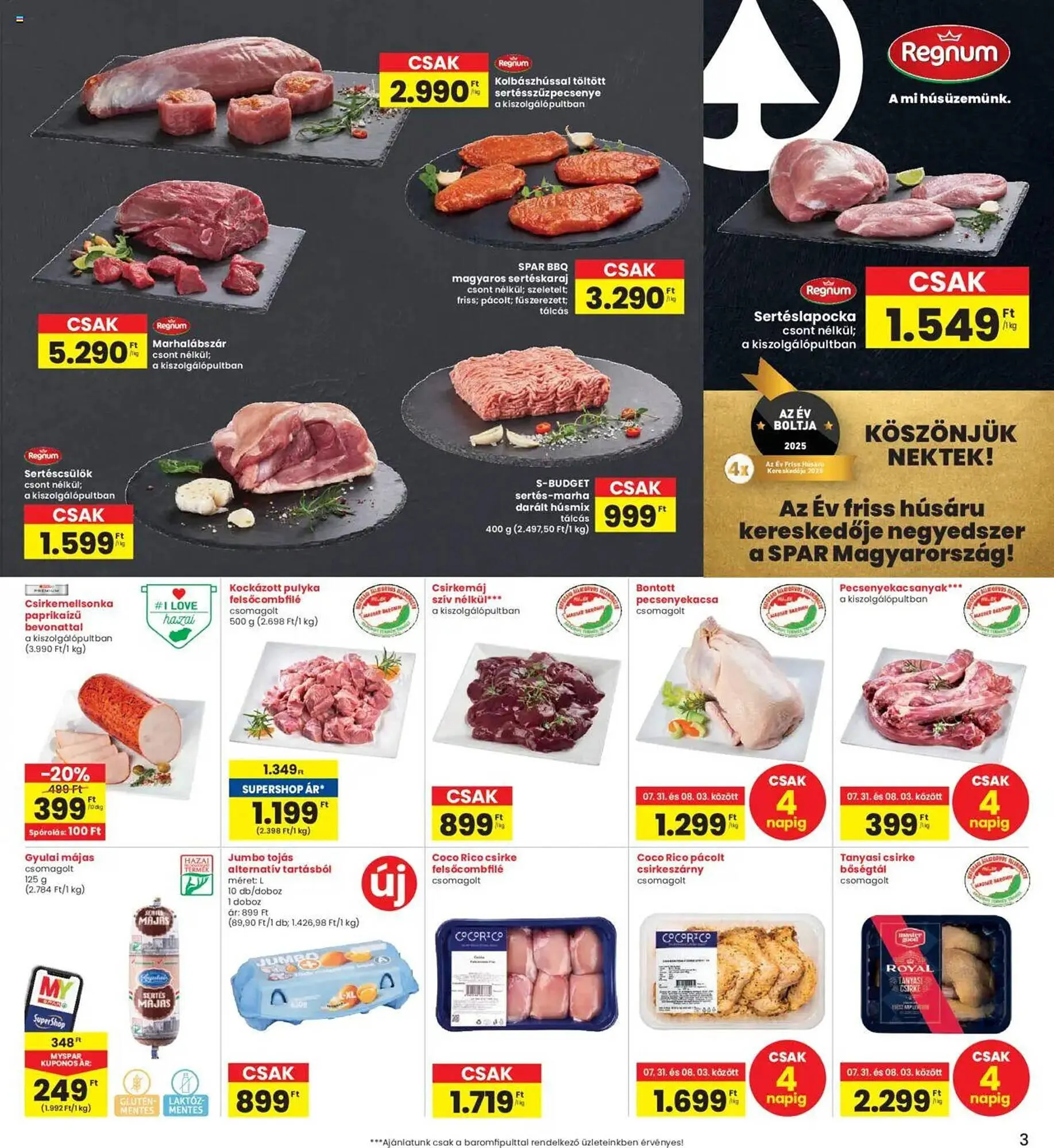 Katalógus Interspar akciós újság július 31.-tól augusztus 6.-ig 2025. - Oldal 3