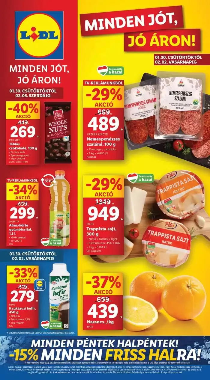 Katalógus Akciós újság – 05. hét január 30.-tól február 5.-ig 2025. - Oldal 1