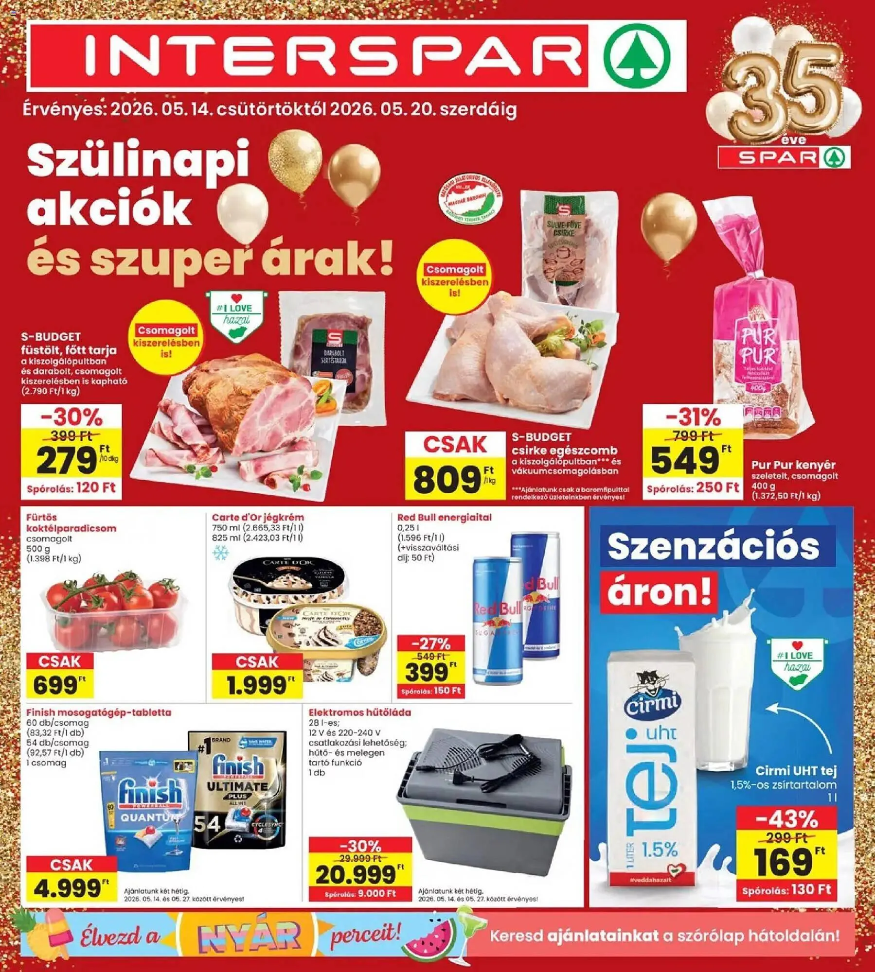 Katalógus Interspar akciós újság május 14.-tól május 20.-ig 2026. - Oldal 1