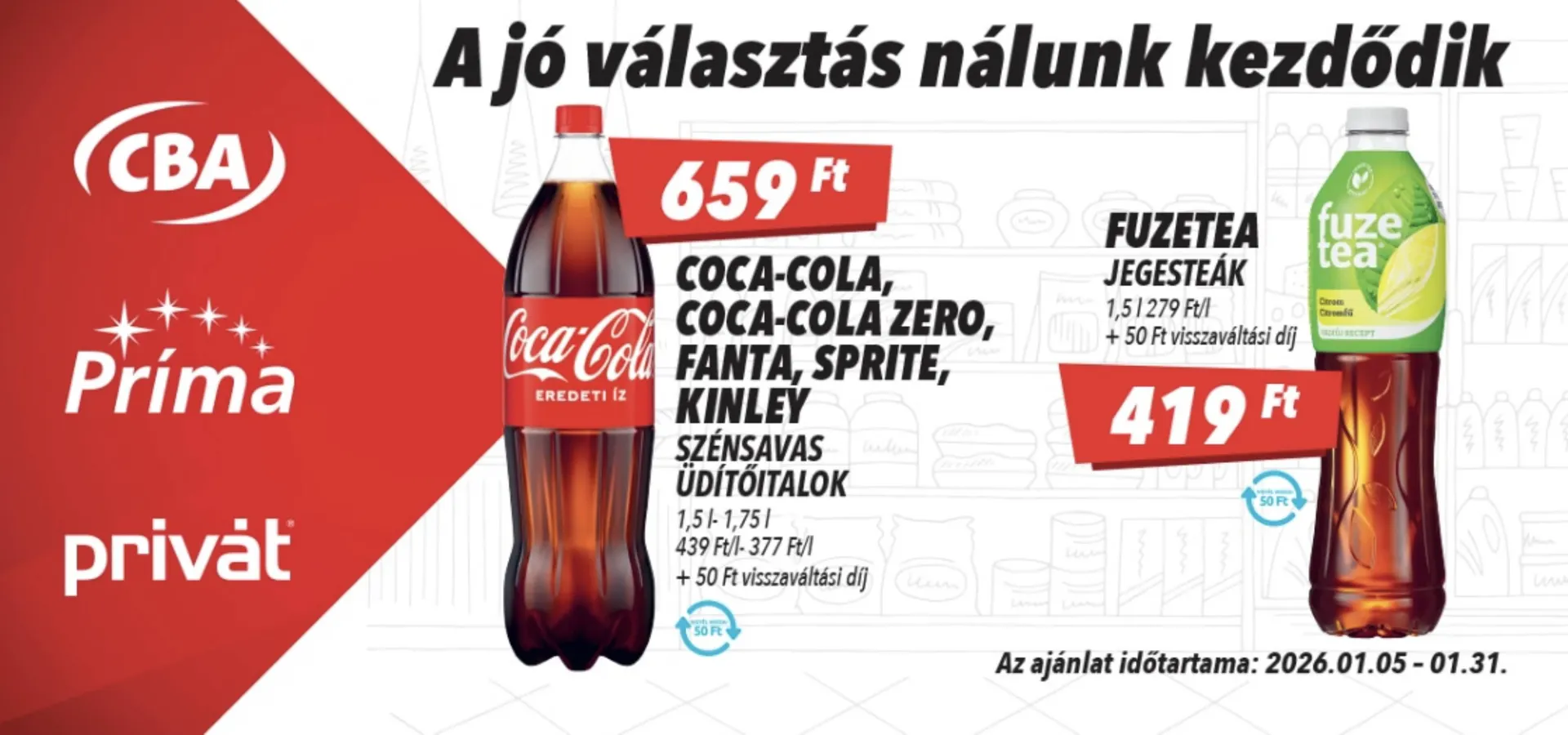 Katalógus CBA akciós újság január 5.-tól január 31.-ig 2026. - Oldal 2