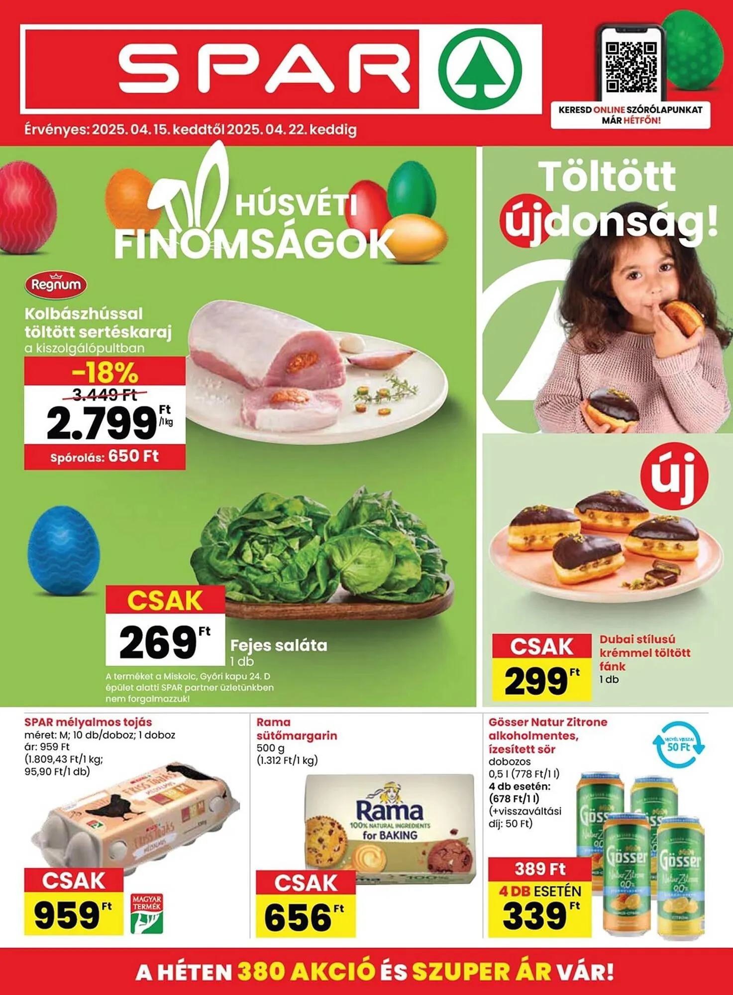 Katalógus Spar akciós újság április 15.-tól április 22.-ig 2025. - Oldal 1