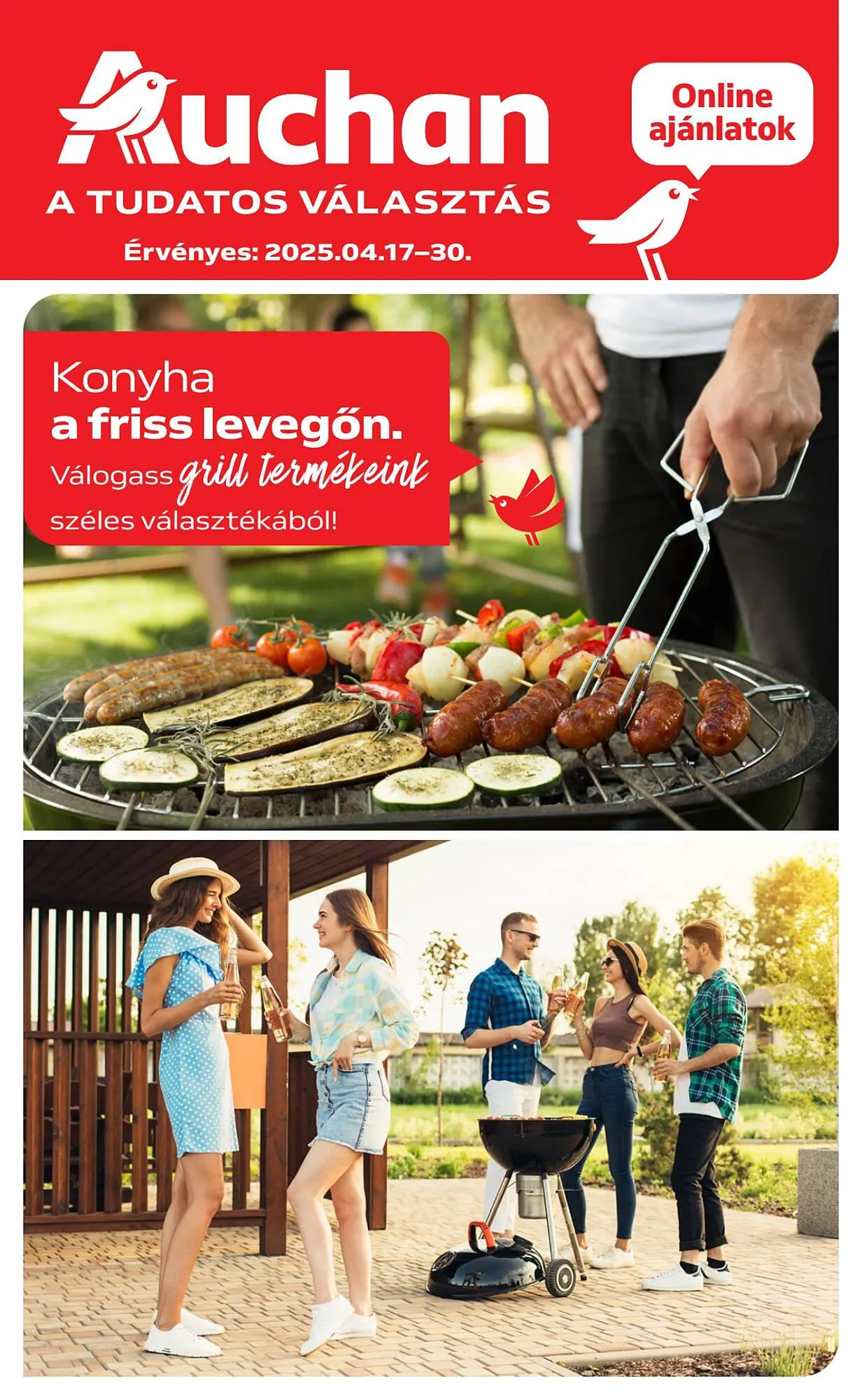 Katalógus Auchan akciós újság április 17.-tól április 30.-ig 2025. - Oldal 1