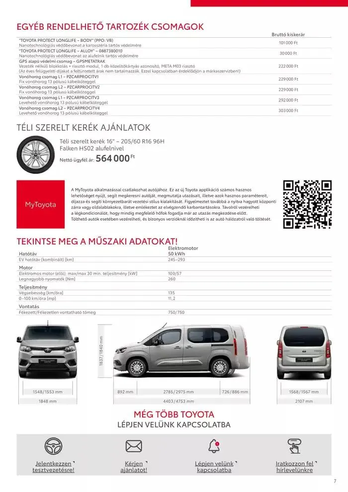 Katalógus Toyota Proace City Verso EV december 17.-tól december 17.-ig 2025. - Oldal 7