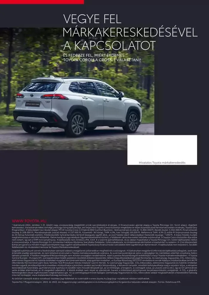 Katalógus Toyota Corolla Cross MY24 október 2.-tól október 2.-ig 2025. - Oldal 11