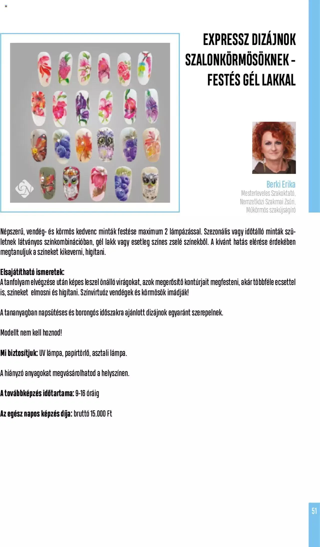 Katalógus Crystal Nails - Oktatási kézikönyv szeptember 5.-tól december 31.-ig 2023. - Oldal 51