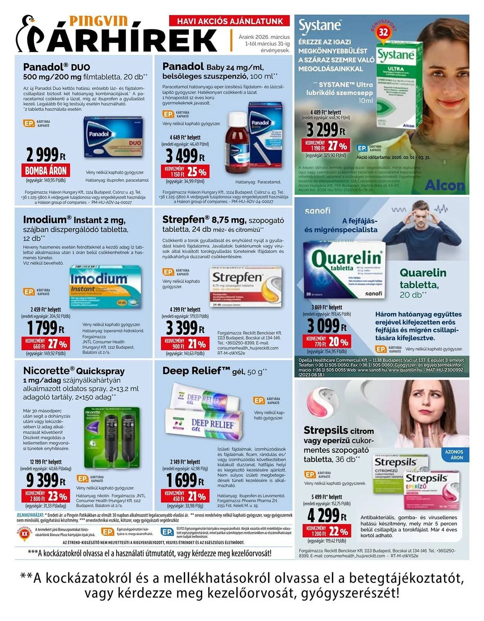 Katalógus Pingvin Patika akciós újság március 1.-tól március 31.-ig 2026. - Oldal 12