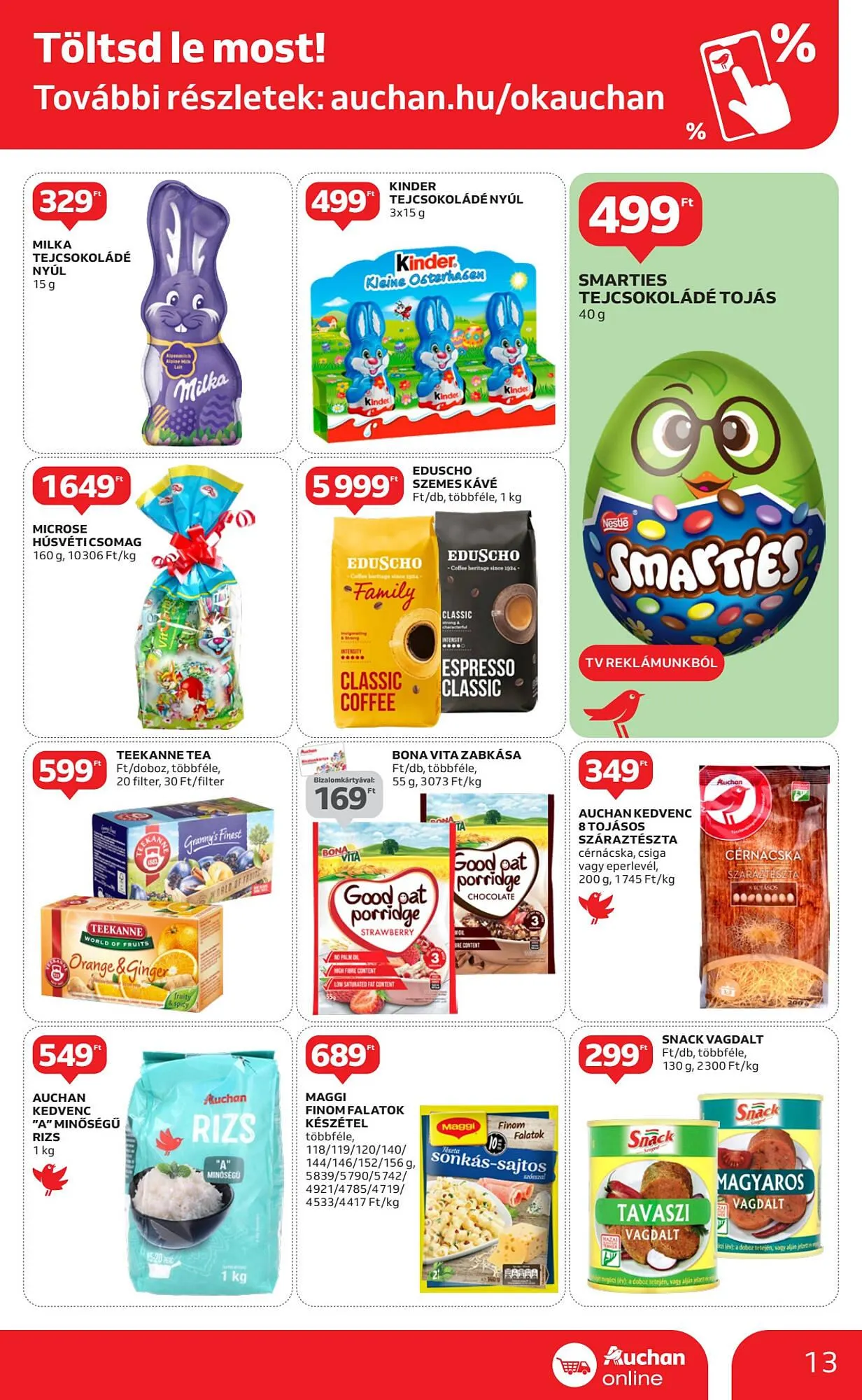 Katalógus Auchan akciós újság március 27.-tól április 2.-ig 2025. - Oldal 13