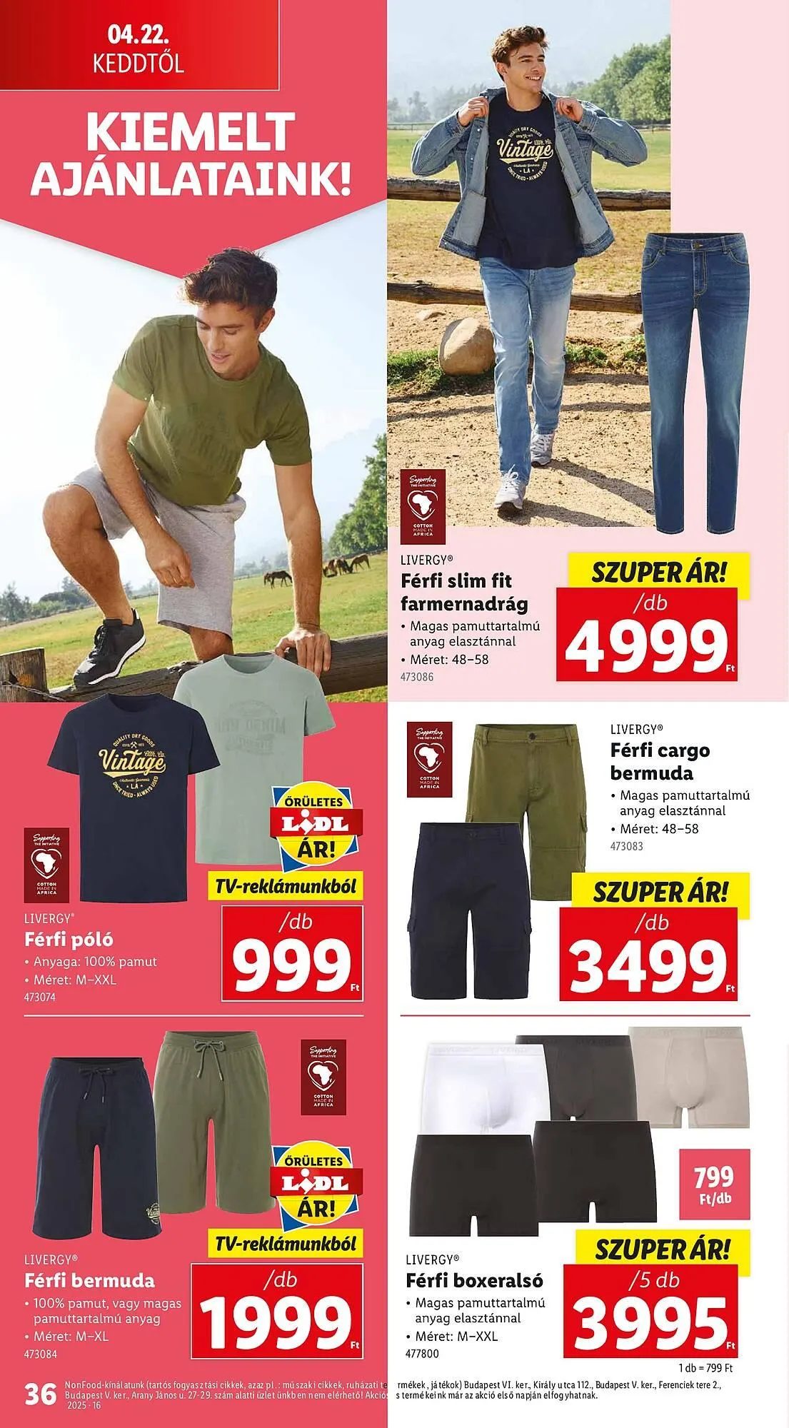 Katalógus Lidl akciós újság április 16.-tól április 19.-ig 2025. - Oldal 36