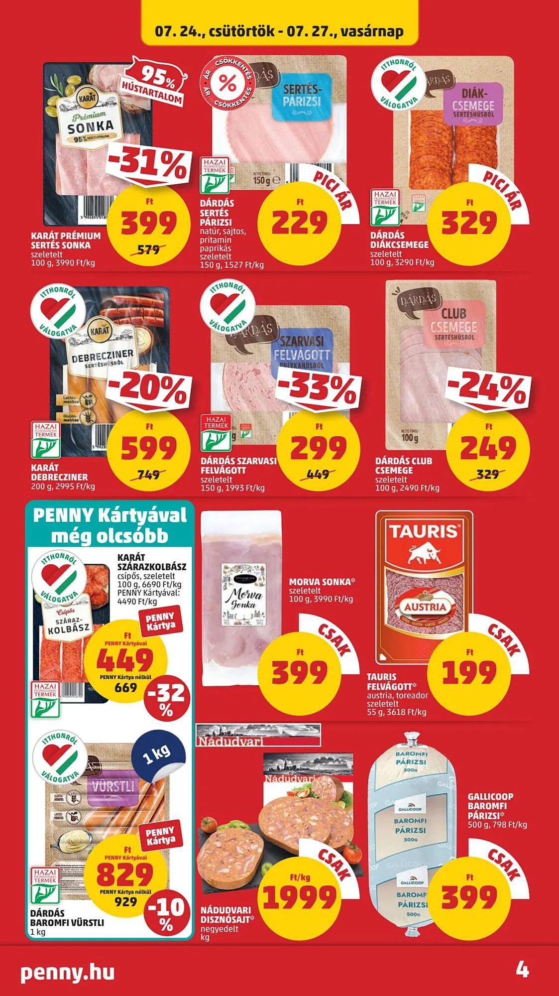 Katalógus PENNY akciós újság július 24.-tól július 30.-ig 2025. - Oldal 4