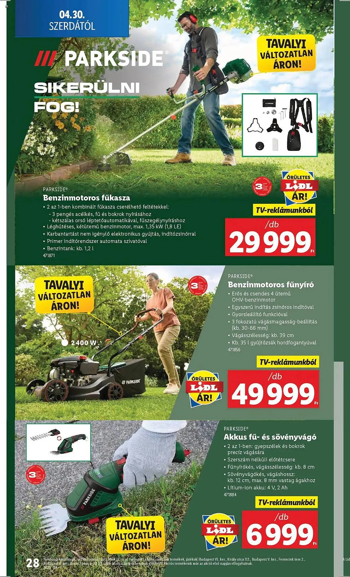 Katalógus Lidl akciós újság április 30.-tól május 7.-ig 2025. - Oldal 28