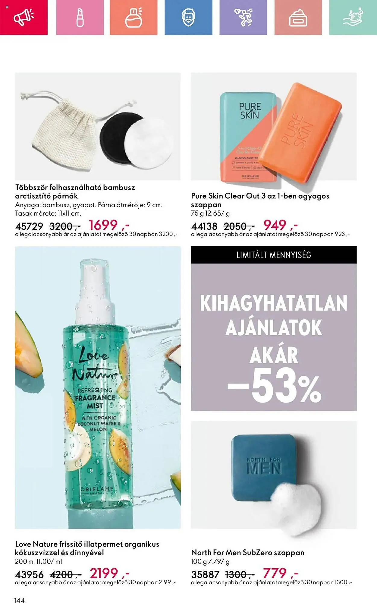 Katalógus Oriflame akciós újság május 4.-tól május 24.-ig 2025. - Oldal 144