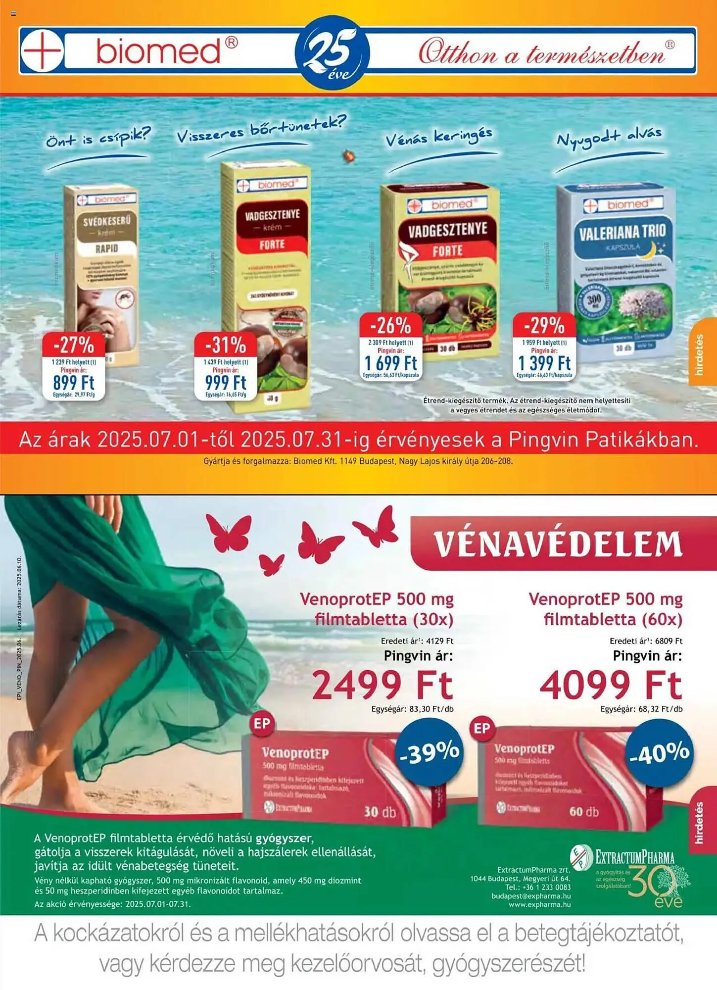 Katalógus Pingvin Patika akciós újság július 1.-tól július 31.-ig 2025. - Oldal 11