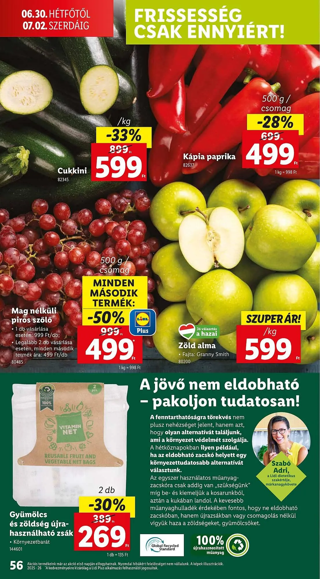 Katalógus Lidl akciós újság június 26.-tól július 2.-ig 2025. - Oldal 56