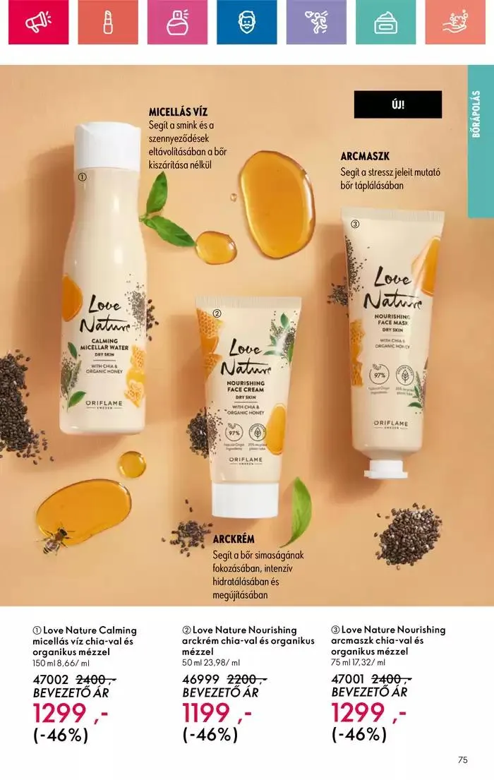 Katalógus ORIFLAME akciós október 20.-tól november 3.-ig 2024. - Oldal 75