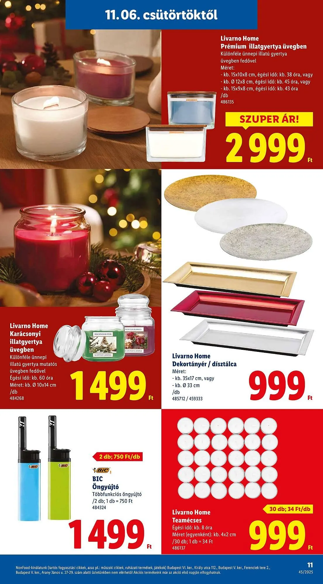 Katalógus Lidl akciós újság november 6.-tól december 28.-ig 2025. - Oldal 11