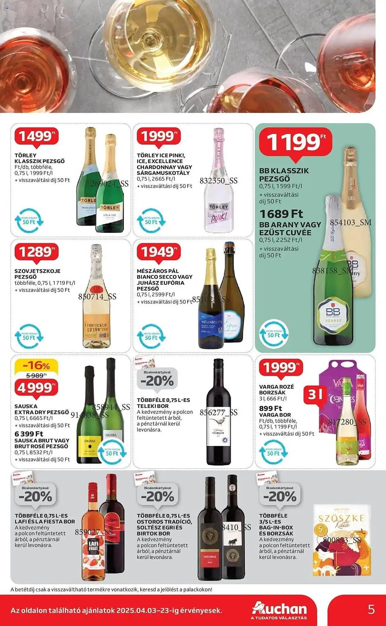 Katalógus Auchan akciós újság április 3.-tól április 9.-ig 2025. - Oldal 5