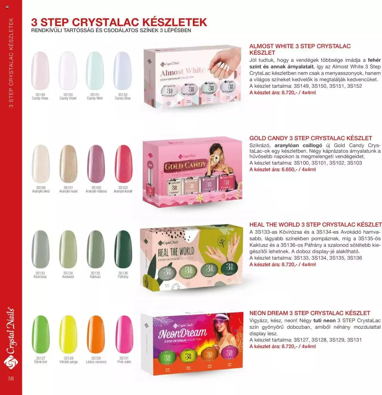 Katalógus Crystal Nails - Nagykatalógus 22/23 március 8.-tól december 31.-ig 2023. - Oldal 58